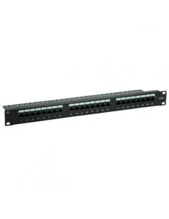 VALUE PatchPanel 19&quot;&quot; Kat.6 24xRJ-45 UTP czarny - Serwery - miniaturka - grafika 1