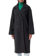 Płaszcze damskie - Bestseller A/S Onlwembley L/S Ovsize Coat TLR Noos płaszcz damski, ciemnoszary melanż, 40 - miniaturka - grafika 1