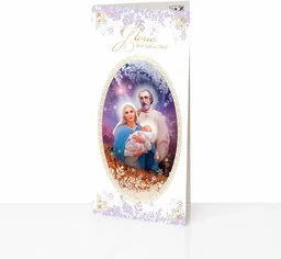 Kartka na Boże Narodzenie - złocona - Kartki okolicznościowe i zaproszenia - miniaturka - grafika 1