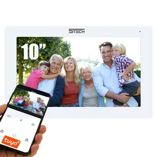 Monitor do wideodomofonu 5tech VERUS  Biały Wi-Fi Aplikacja - Wideodomofony - miniaturka - grafika 3