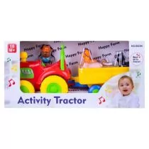 Norimpex Traktor dla malucha ze zwierzątkami 1004766 - Samochody i pojazdy dla dzieci - miniaturka - grafika 1