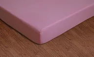 Prześcieradła - Darymex Prześcieradło z gumką, jersey, różowe, 60x120 cm - miniaturka - grafika 1