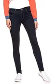 Spodnie damskie - Wrangler, Spodnie damskie, Skinny Rinsewash W28Klu023, rozmiar W24 L32 - miniaturka - grafika 1