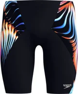 Kąpielówki męskie - Męskie bokserki kąpielowe spodenki basenowe pływackie Speedo Alv Digi Vcut Jam Am rozmiar L - miniaturka - grafika 1