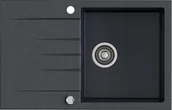 Zlewozmywaki - Kernau Zlew KGSV 45A 1B1D Black Metallic - miniaturka - grafika 1