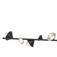 Lampy sufitowe - Lampa wisząca CONE LED czarna 130 cm ST-10307P-130 black - Step Into Design - miniaturka - grafika 1