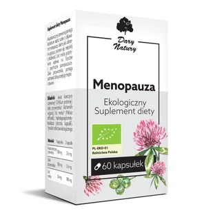 DARY NATURY Menopauza 60kaps. Ekologiczny Suplement diety DARY NATURY 21DARMENOP - Układ moczowy i płciowy - miniaturka - grafika 2