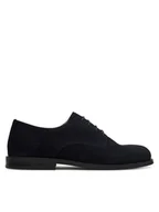 Półbuty męskie - Calvin Klein Półbuty Ess Rubber Derby Su HM0HM01928 Czarny - miniaturka - grafika 1