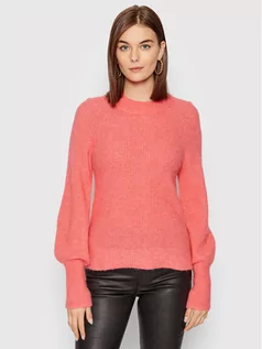 Swetry damskie - Notes Du Nord Sweter Babette 12555 Różowy Regular Fit - grafika 1