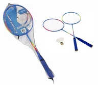 Zabawki i gry sportowe - Hipo Badminton metalowy tęczowy w siatce 64cm - miniaturka - grafika 1