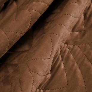 Narzuta 170 x 210 Pikowana Velvet Luiz6 Cegła - Narzuty - miniaturka - grafika 6