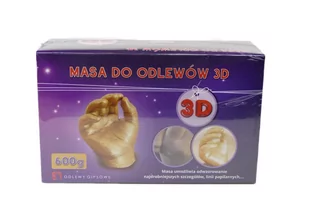 Masa do odlewów części ciała 3D, 600 g - Dekoratorstwo Masa do odlewów części ciała 3D, 600 g - Dekoratorstwo - miniaturka - grafika 1