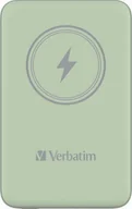 Powerbanki - Verbatim Charge 'n' Go 10000mAh Wireless Magnetic zielony - miniaturka - grafika 1