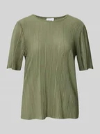 Koszulki i topy damskie - T-shirt z plisami model ‘PLISA’ - miniaturka - grafika 1