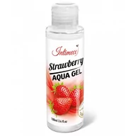 Lubrykanty - Intimeco STRAWBERRY AQUA GEL ŻEL TRUSKAWKOWY 100 ml 0268 - miniaturka - grafika 1