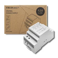 Pozostałe akcesoria sieciowe - Qoltec Zasilacz Na Szynę Din 54W 12V 4.5A Szary - miniaturka - grafika 1
