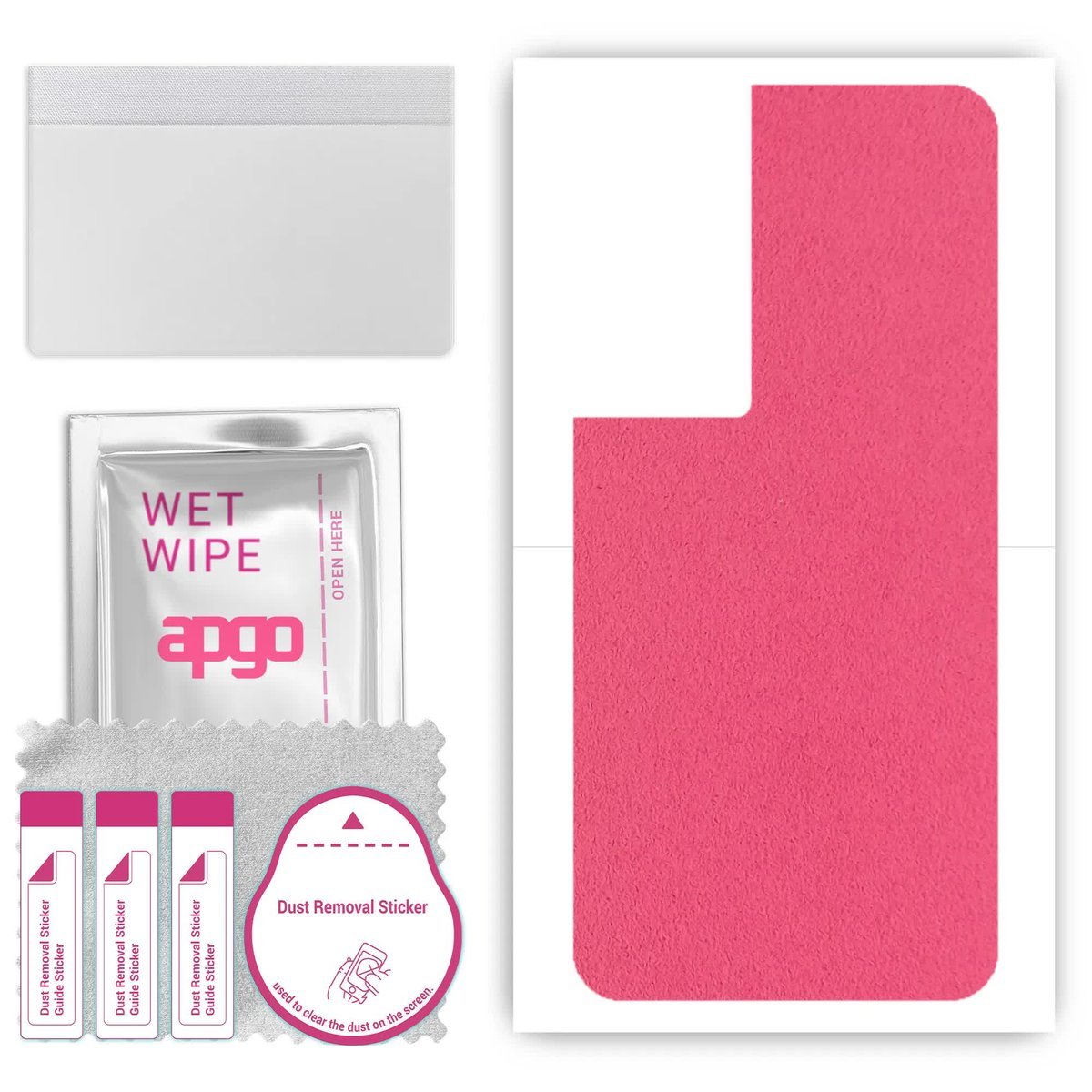 Folia naklejka skórka strukturalna na TYŁ Zamsz do TCL 50 LE - Zamsz Różowy - apgo SKINS