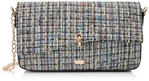 NAEMI Damska torebka wieczorowa Clutch, czarny wielokolorowy, jeden rozmiar