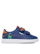 Buty dla chłopców - Puma Sneakersy Puma Smash 3.0 Dino V PS 405636 02 Granatowy - miniaturka - grafika 1