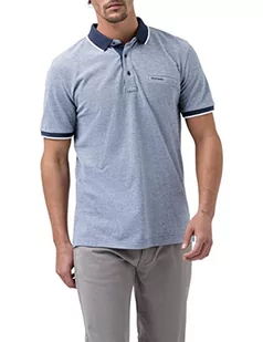 Pierre Cardin Męska koszulka polo, dwukolorowa, Faded Denim, 5XL, Faded Denim, 5XL - Koszulki męskie - miniaturka - grafika 1