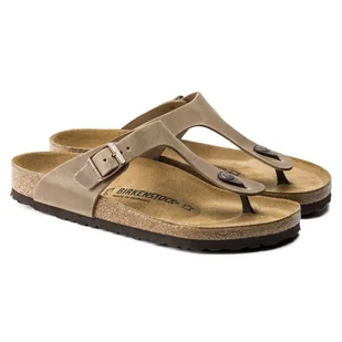 Japonki damskie Birkenstock Gizeh Oiled Leather Tabacco Brown Narrow wąskie (0943813) - Klapki i japonki damskie Japonki damskie Birkenstock Gizeh Oiled Leather Tabacco Brown Narrow wąskie (0943813) - Klapki i japonki damskie - miniaturka - grafika 1
