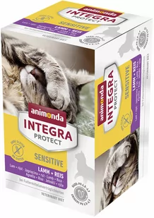 Integra Protect Sensitive Adult, 6 x 100 g - Jagnięcina i ryż - Mokra karma dla kotów - miniaturka - grafika 1