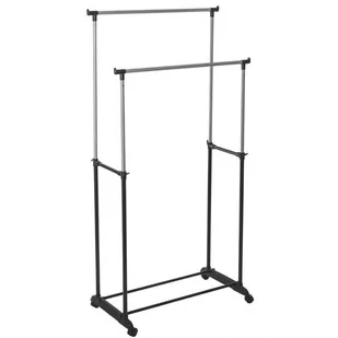 5five Simple Smart Wieszka na ubrania mobilny podwójny uchwyt 160 cm 138926 - Wieszaki i stojaki - miniaturka - grafika 1
