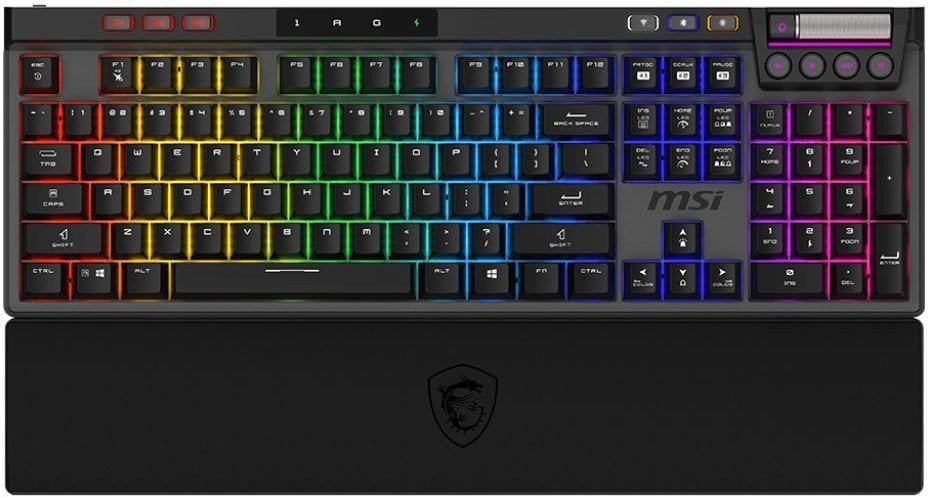 KEYBOARD GAMING BLACK US/STRIKE PRO W SILENT US MSI