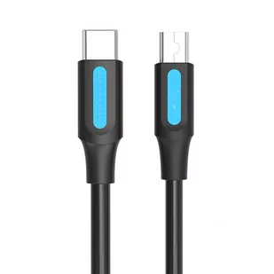 Kabel USB-C 2.0 do Mini-B Vention COWBF 2A 1m czarny - Kable - miniaturka - grafika 1