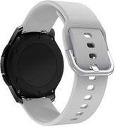Akcesoria do smartwatchy - Silicone Strap TYS opaska do smartwatcha zegarka uniwersalna 20mm szary - miniaturka - grafika 1