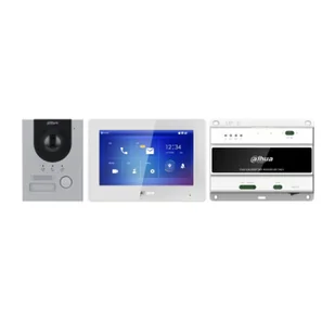 Dahua Technology DHI-KTD01(F) wideodomofon 2 MP 17,8 cm (7") Srebrny - Wideodomofony - miniaturka - grafika 1