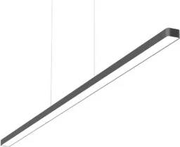 Flos - Super Line Down Direct Lampa Wisząca Black Flos - Lampy sufitowe - miniaturka - grafika 1