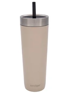 Kubek termiczny ze słomką Luxe Tumbler 720ml - Brown Sugar - Kubki termiczne - miniaturka - grafika 1