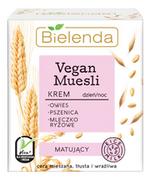 Kremy do twarzy - Bielenda Vegan Muesli krem matujący DZIEŃ/NOC 50ml 48890-uniw - miniaturka - grafika 1