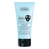 Maseczki do twarzy - Ziaja Jeju czarna maska do twarzy na niedoskonałości skóry 50ml - miniaturka - grafika 1