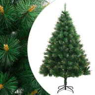Choinki - vidaXL sztuczne choinka zawiasowa ze stojakiem, 240 cm - miniaturka - grafika 1