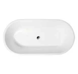 Polimat Amona New Wanna wolnostojąca 150x75 cm granatowa 00507 - Wanny - miniaturka - grafika 1