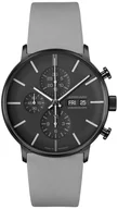 Zegarki męskie - Zegarek Junghans 27/4371.01 FORM A Chronoscope English Date - miniaturka - grafika 1