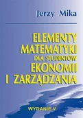 Biznes - Elementy matematyki dla studentów ekonomii i zarządzania - miniaturka - grafika 1