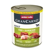 Mokra karma dla psów - animonda GranCarno Original Adult Wołowina i królik z ziołami 6x800 g - miniaturka - grafika 1