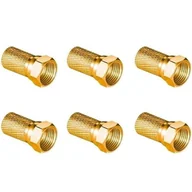 Inne akcesoria audio-wideo - Wtyk Sat F 6,8 Mm Gold Cu Lb0104 Vayox (Opakowanie 6 Szt.) - miniaturka - grafika 1