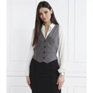 BOSS Wełniana kamizelka JEGARO | Regular Fit - Kamizelki damskie - miniaturka - grafika 1