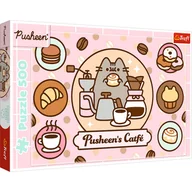 Puzzle - Puzzle, Trefl, Pusheen w kawiarni, 500 el. - miniaturka - grafika 1