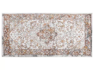 Dywan 80x150 cm beżowo-brązowy VAYK - Dywany - miniaturka - grafika 1