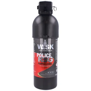 Gaz pieprzowy KKS VESK RSG Police 2mln SHU, HJ Stream 750ml (12750-H) - Gaz pieprzowy - miniaturka - grafika 2
