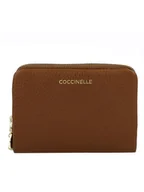Portfele - Coccinelle Portfel damski 325878 Brązowy - miniaturka - grafika 1