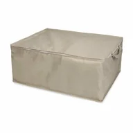 Pojemniki kuchenne - Compactor Pojemnik do przechowywania kołder i tekstyliów Sandy, 50 x 70 x 30 cm, beżowy - miniaturka - grafika 1