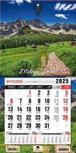 Kalendarz 2025, jednodzielny, Tatry - Kalendarze - miniaturka - grafika 1