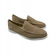 Mokasyny męskie - Mokasyny męskie zamszowe Old Money 46 - miniaturka - grafika 1