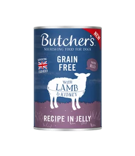 BUTCHER'S Original Recipe in Jelly, karma dla psa, kawałki z jagnięcina w galaretce 24x400g - Mokra karma dla psów - miniaturka - grafika 1